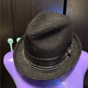Analog Black Fedora Hat